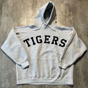 Y2K Hanes Ultimate Cotton Collegiate Hoodie Mens Large Embroidered